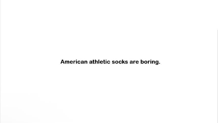 American Athletic Socks Are Boring
