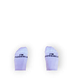 I'M POSSIBLE CROSS OUT 1.0 SOCKS WHITE