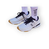 I'M POSSIBLE CROSS OUT 1.0 SOCKS WHITE